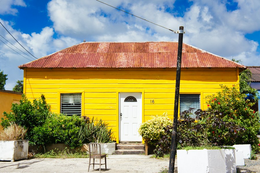Colourful Caribbean house